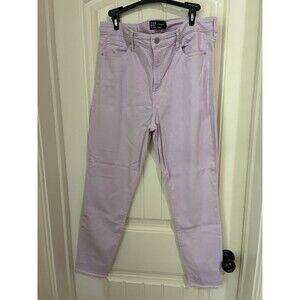 GAP Women’s 32 Regular Legging Jeans Light Purple Raw Hem Skinny Stretch